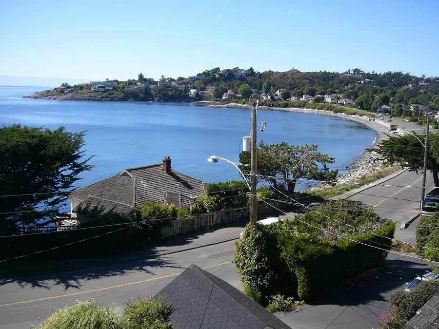 McNeill Bay seen from above Beach Drive